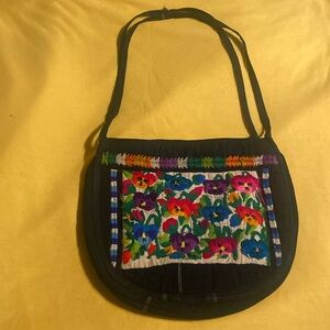 Vintage Color Embroidered Handmade Purse